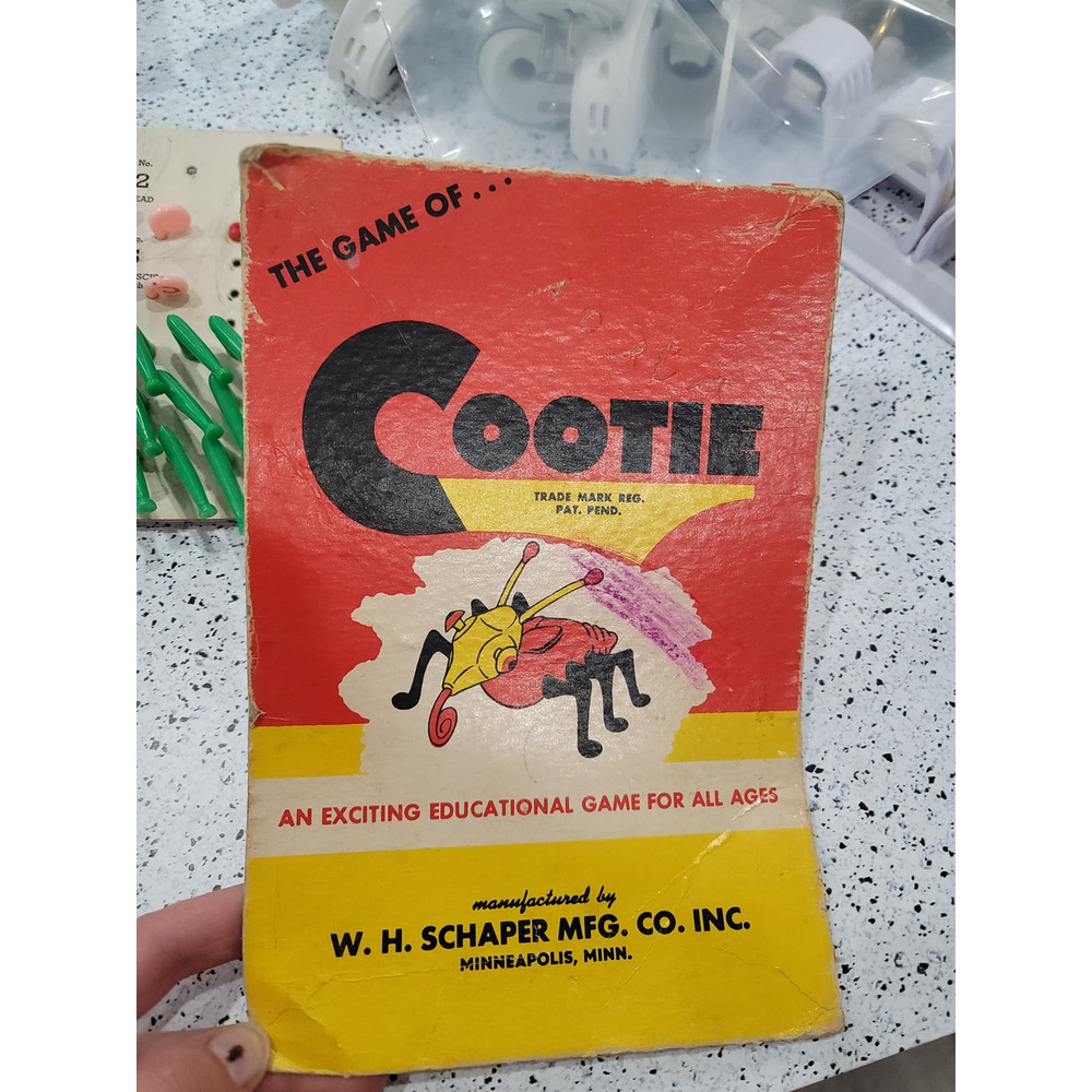 1949 Cooties game, incomplete